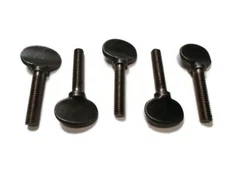 Thumb Screw Spade Head 3/8-16 x 1-1/2" Plain Finish Steel 5 Pieces