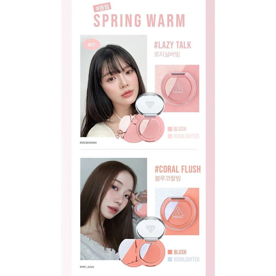 3CE Blushlighter 4.3g-4.8g  7colors K-Beauty - Image 3 of 4