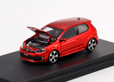 ZD Maxwell 1:64 Red VW Golf GTI MK6 Hatchback Sports Model Diecast