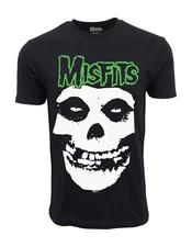  MISFITS GREEN FIEND SKULL T SHIRT
