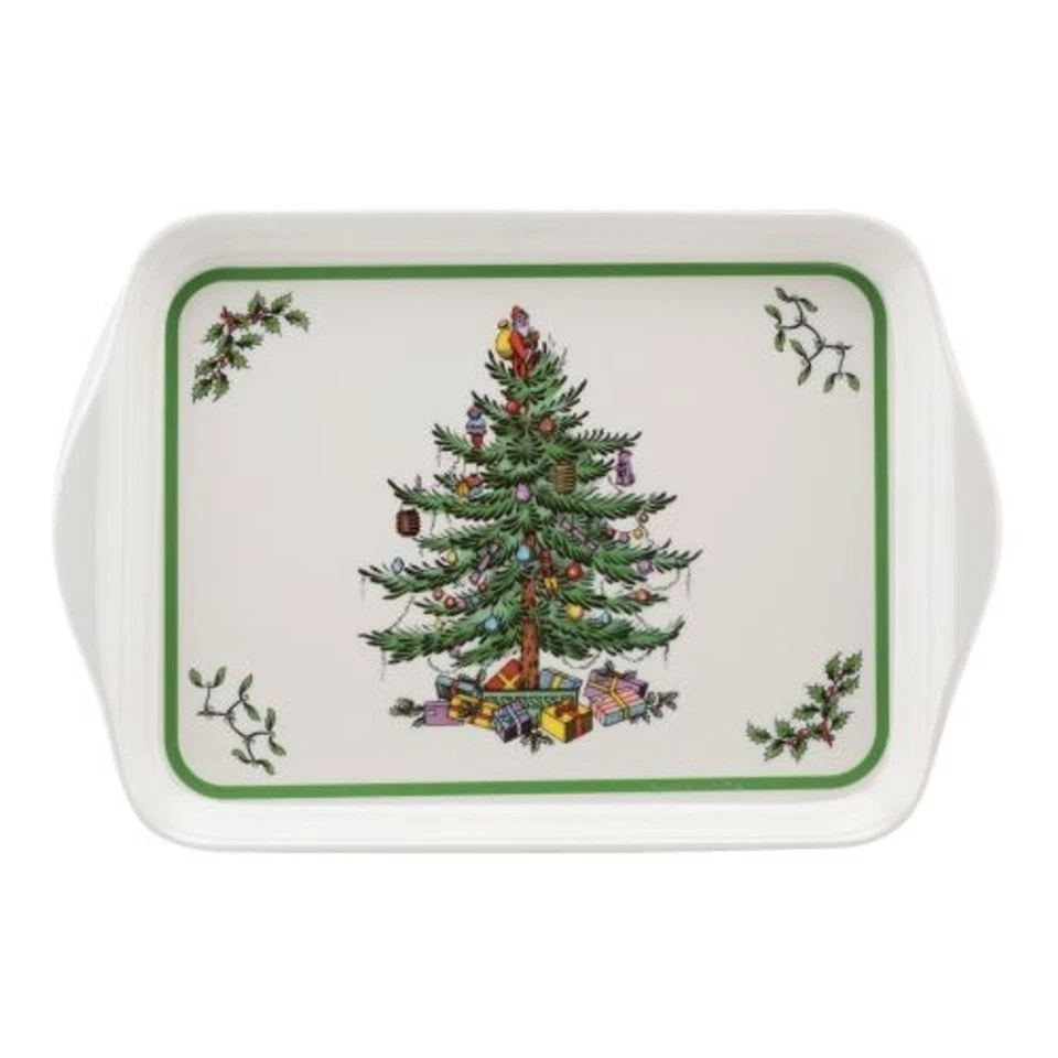 Spode Árbol de Navidad Cascanueces Juego de 2 Tazas y Bandeja Foto 4 de 4