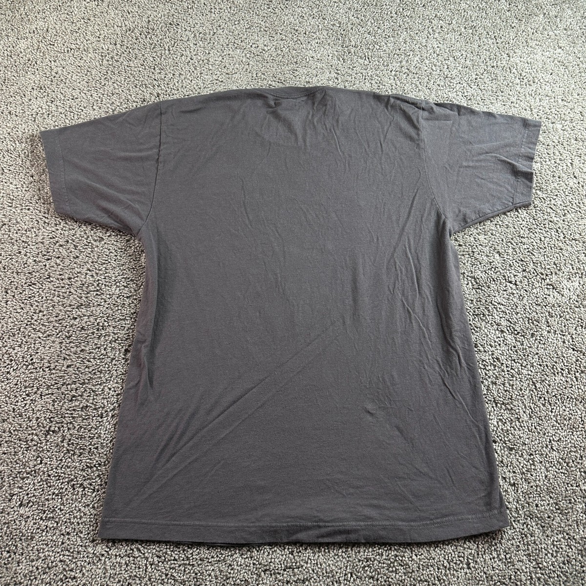 Kirby Shirt Mens Large Gray Brown Nintendo Short Sleeve