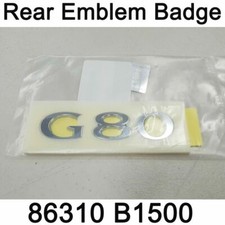 New Oem 86310 B1500 Rear Trunk Emblem G80 Logo For Hyundai Genesis G80 15-18 New Oem 86310 B1500 Rear Trunk Emblem G80 Logo For Hyundai Genesis G80 15-18