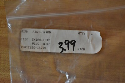 Exmark 109-1012 Plug, new but not in original package | eBay