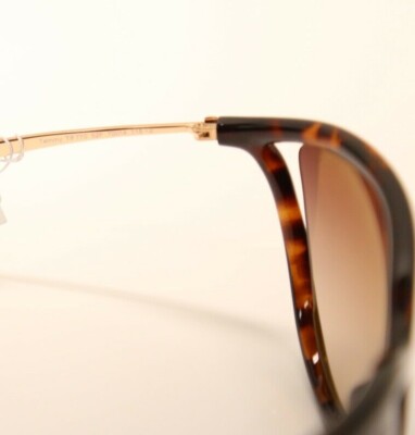Tom Ford Tammy FT0770 TF770 52F Dark Havana, Gold/Brown  display picture 2