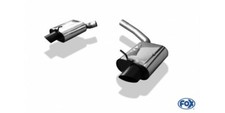 FOX Duplex Sportauspuff je 1x115x85 schwarz Audi A5 Sportback Facelift S5 245kW