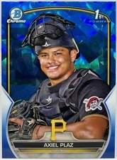 2023 Bowman Chrome Sapphire Axiel Plaz 1st Chrome Sapphire #BCP-208 Pirates
