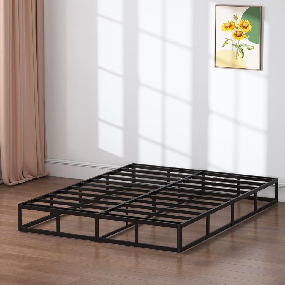 Queen Box Spring 9 Inch Box Spring For Queen Bed High Profile Metal ...
