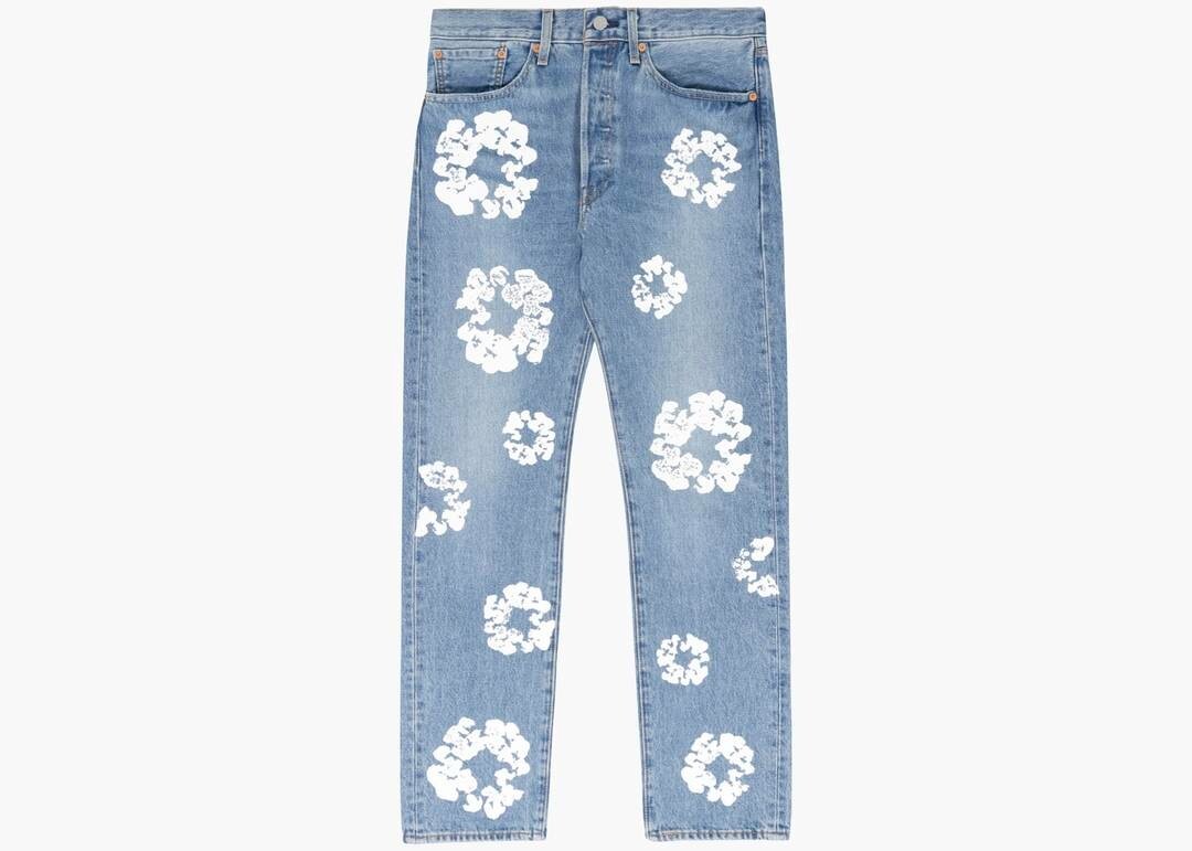 【W30 L32✨】DENIM TEARS Levi's 501 ティアーズ DENIM TEARS X LEVIS COTTON WREATH 501 JEANS IN BLUE LIGHT