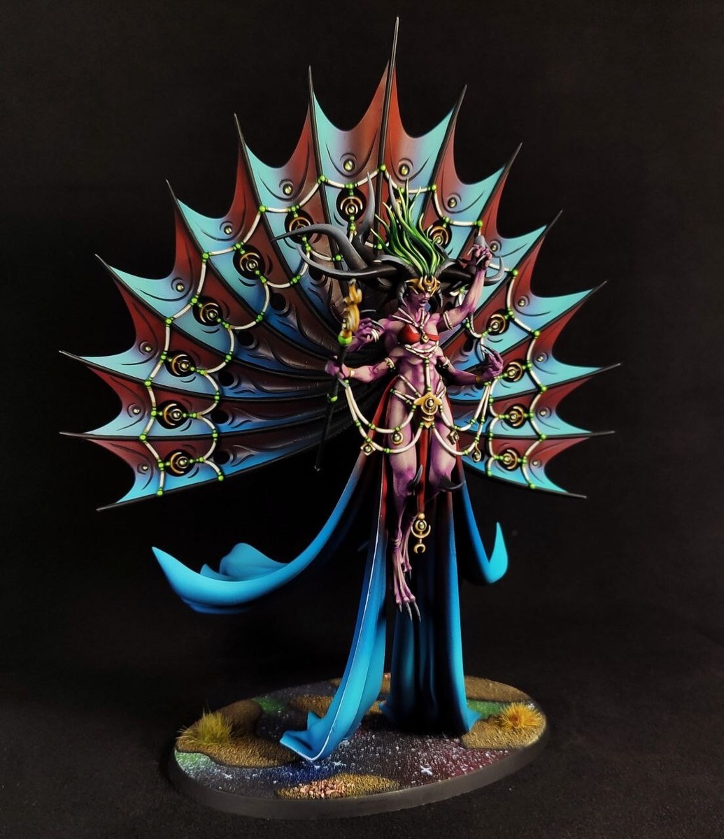 Dexcessa, the Talon of Slaanesh painted Warhammer AoS Chaos