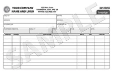 100 Custom Invoice / Sales Receipt / Carbonless Form