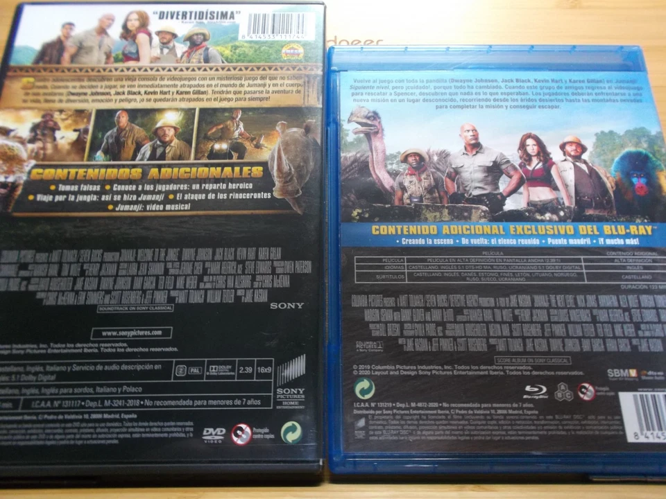 JUMANJI. COLECCION COMPLETA PELICULAS - Imagen 4 de 4