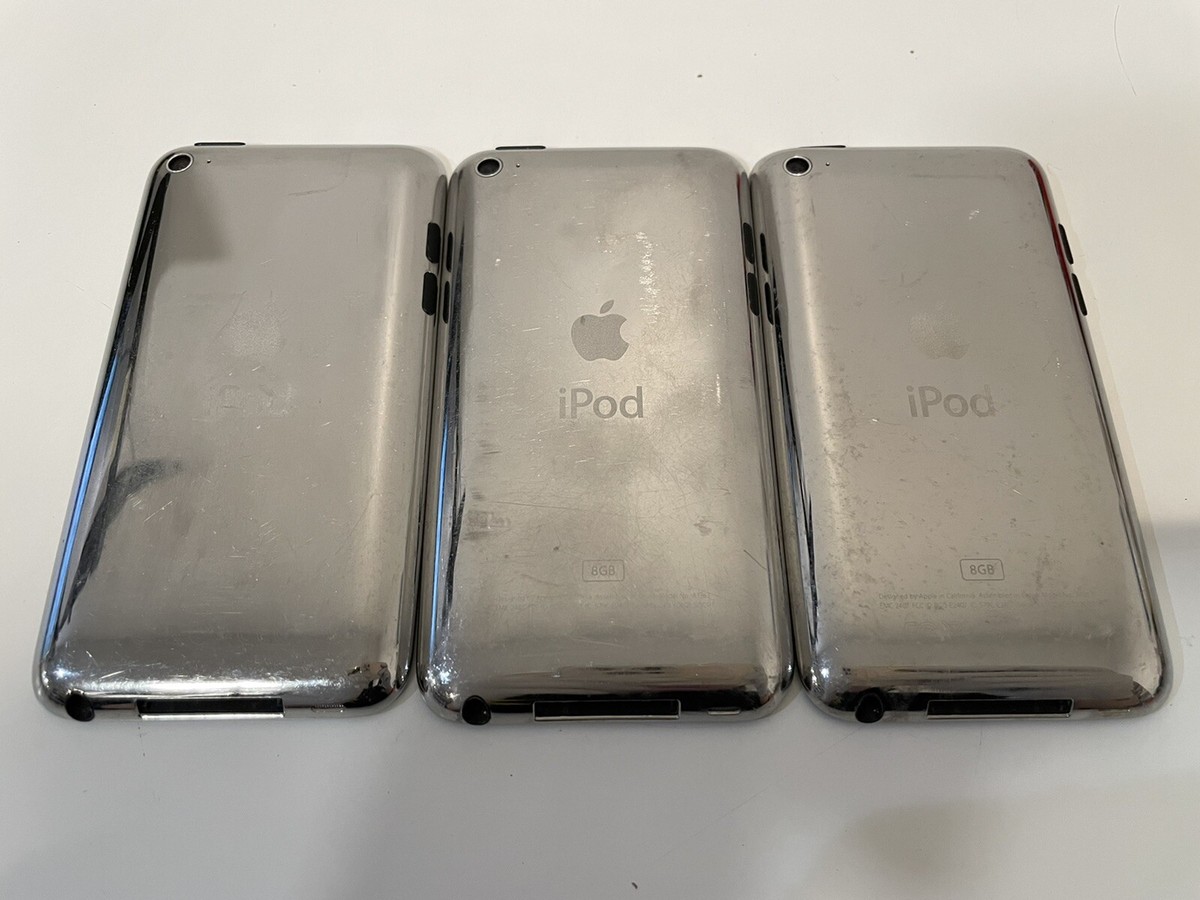 Lot of 3X Apple iPod Touch 4th Generation 8GB Player - Black