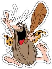 Capitan Cavernicola 3M STICKER DECAL USA MADE TRUCK VEHICLE WINDOW WALL CARTOON