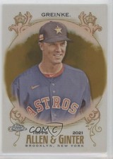 2021 Topps Allen & Ginter Chrome Gold Refractor 5/50 Zack Greinke #172 av1