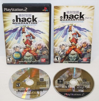 Dot .Hack Quarantine Part 4 (2004 Sony PlayStation 2 PS2) CIB Complete TESTED!