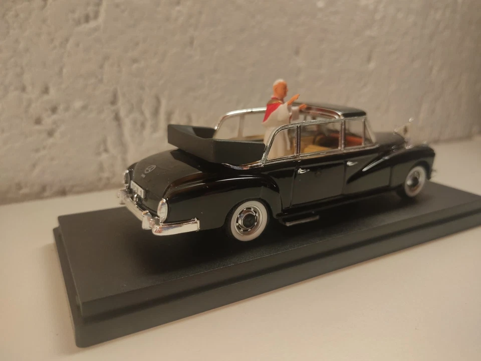Mercedes-benz 300d Limousine 1960 Pope Giovanni XXIII 1/43 Rio 100P Nuovo - Immagine 3 di 4