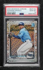 2020 Bowman Chrome Prospects Mega Box Mojo Refractor Wander Franco PSA 10 n0c