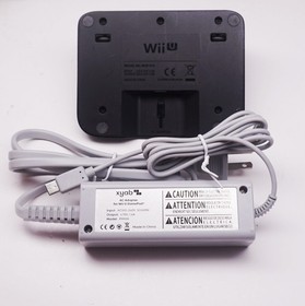 Nintendo Wii U Gamepad  OEM Charging Dock Stand + New AC Adapter Cable WUP-014