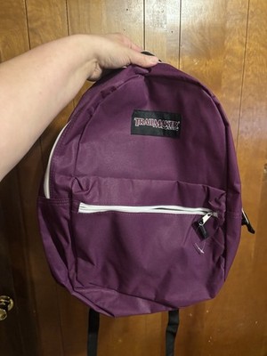 Trailmaker Classic 2 Pocket Backpack Purple School College Zippers Adjustable
