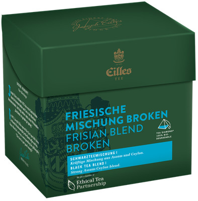 EILLES TEE Tea Diamond FRIESISCHE MISCHUNG Broken im Pyramidenbeutel, 20er Box
