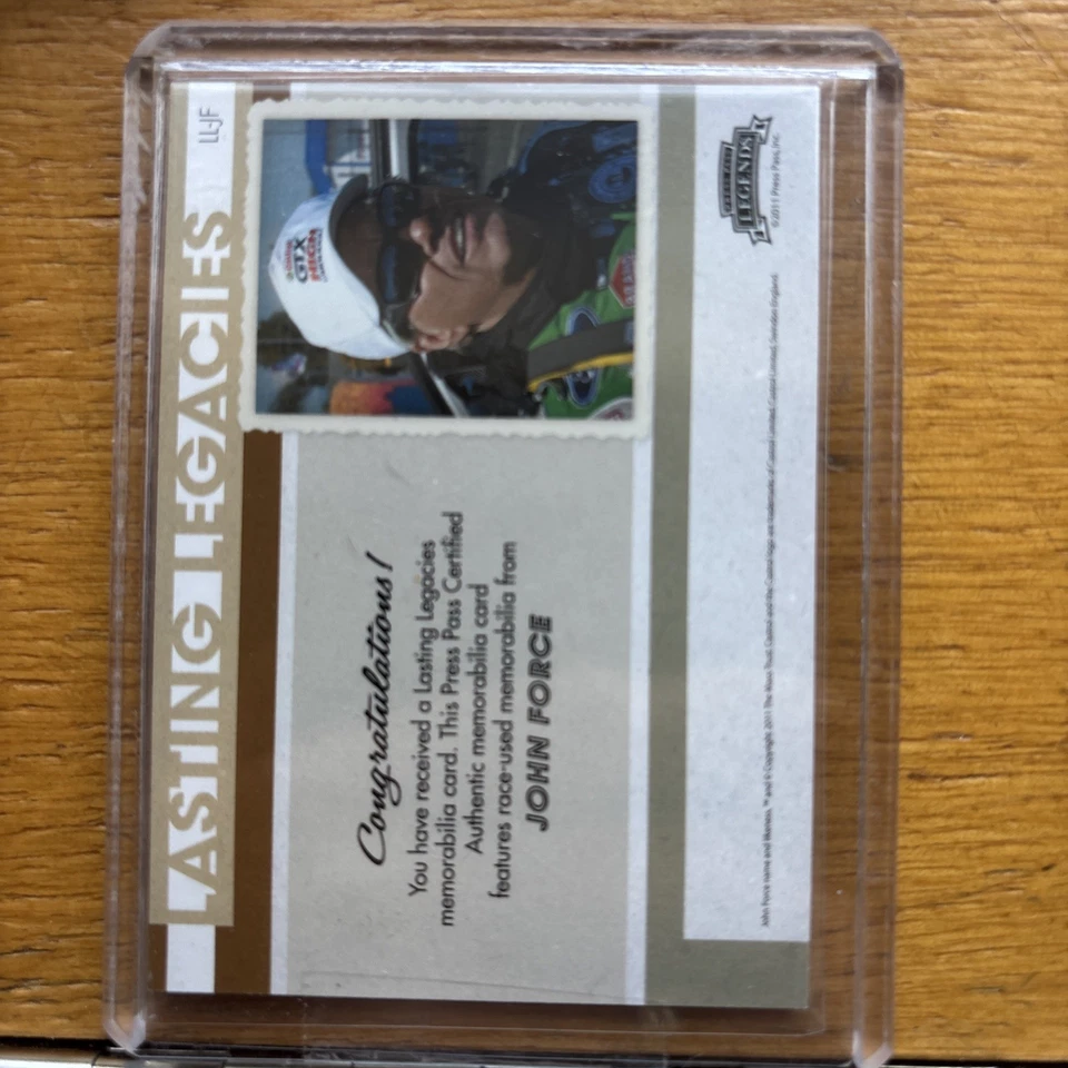 Press Pass Lasting Legacies John Force - Image 2 of 2