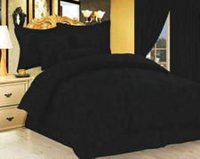 5 Pc Velvet Duvet Cover Set / Bedding set Xmas Home Decor Gift Luxurious Hotel