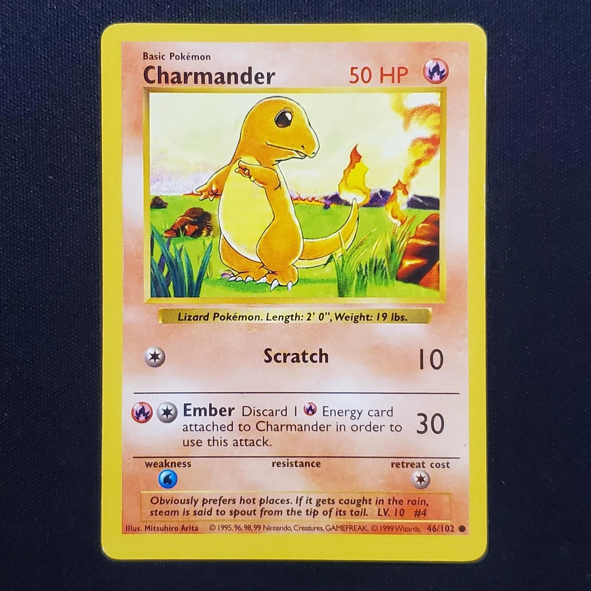 25+ Charmander Pokémon TCG Shadowless Individual Collectible Card
