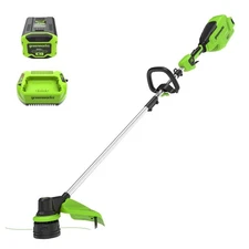 Greenworks 60V 16" Front Mount String Trimmer with 2.5Ah Battery & 3A Charger