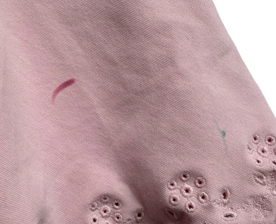 Polo Ralph Lauren Niñas Rosa Poni Cintura Elástica Ojales Falda Talla L 12-14 Foto 3 de 4