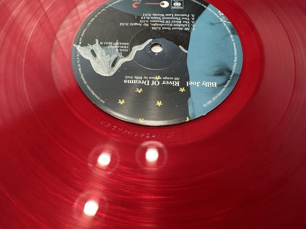 Billy Joel River Of Dreams Clear Red Friday Music Vinyl LP NM-/NM