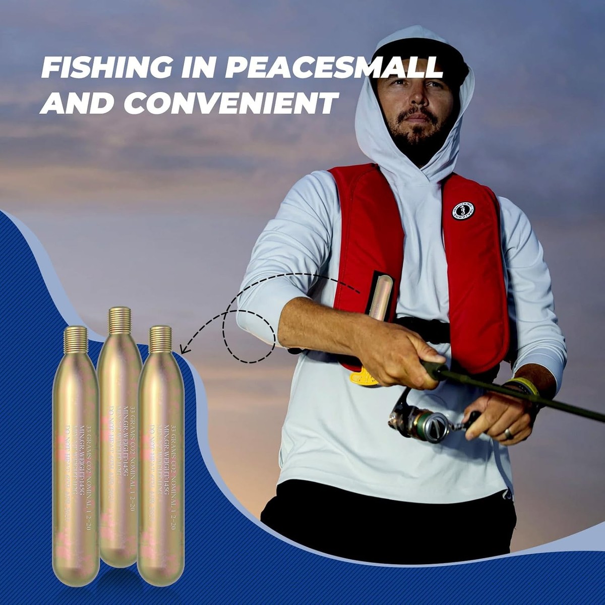 Peaty's CO2 Cartridge Refill Pack (Pack of 5) & Freeze