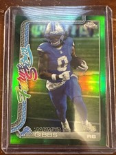 Topps Chrome 2025 - Jahmyr Gibbs Future Stars #FS-10 Green Refractor /99