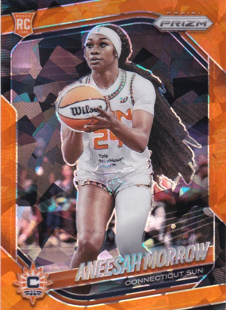 2025 Prizm WNBA Aneesah Morrow RC Orange Ice #79 Sun PWE