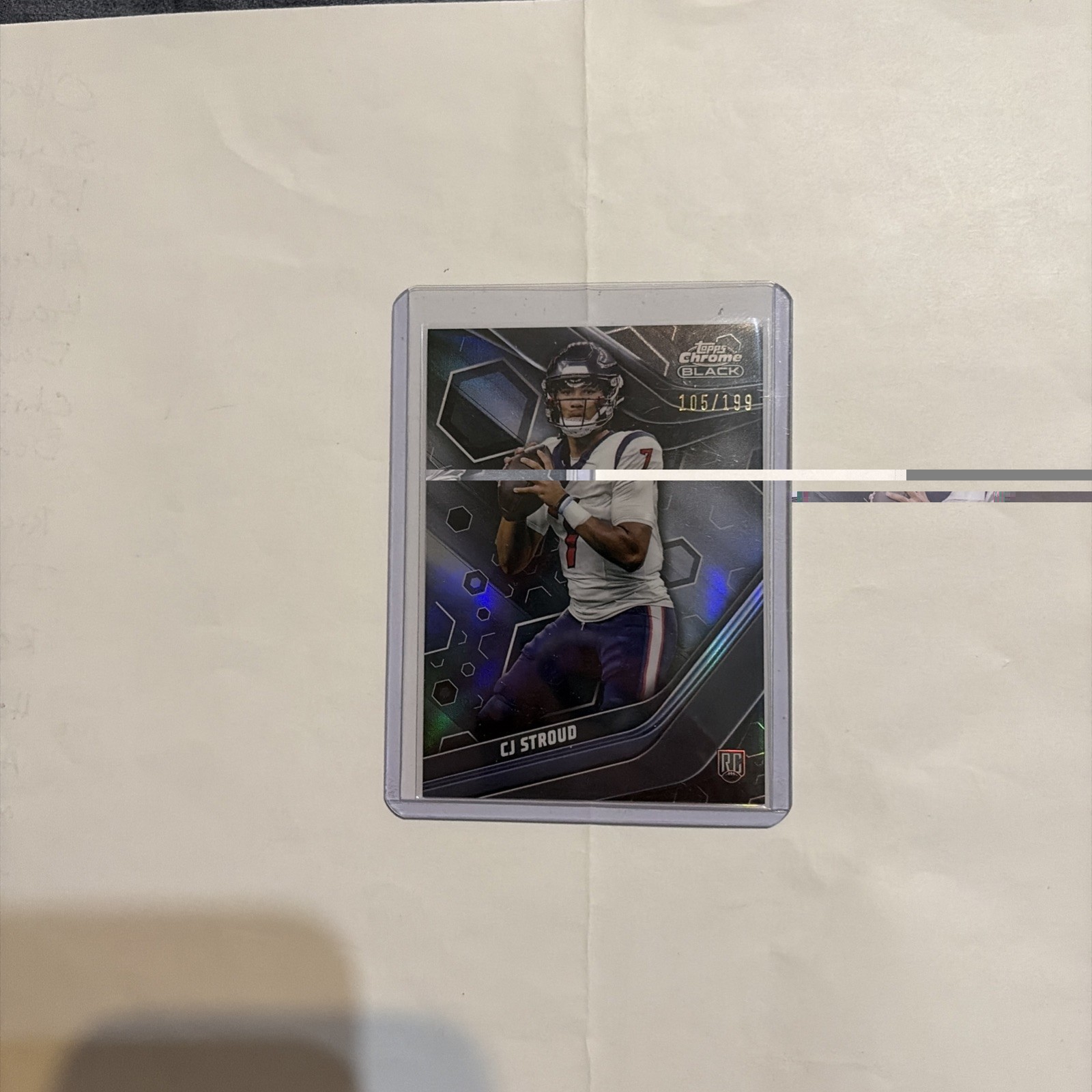 2023 Topps Composite - Topps Chrome Black C.J. Stroud #120 REFRACTOR /199 RC