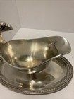 Christofle Malmaison Eagle  Gravy Boat Sauce Silver Plate Boat French Empire — photo 7