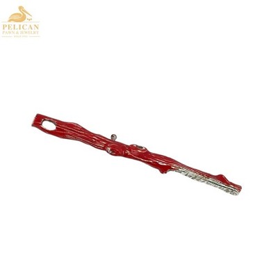 Mignon Faget Baton Rouge Red Stick Pendant Fences Collection Circa 1 (PSH043485)