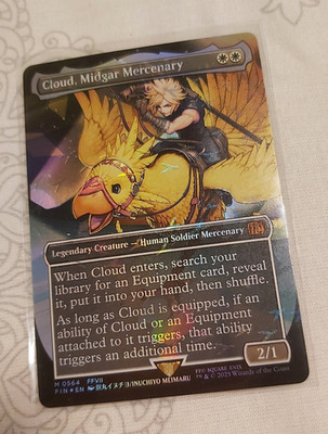 Magic the Gathering Final Fantasy Cloud, Midgar Mercenary Chocobo Track Foil EN