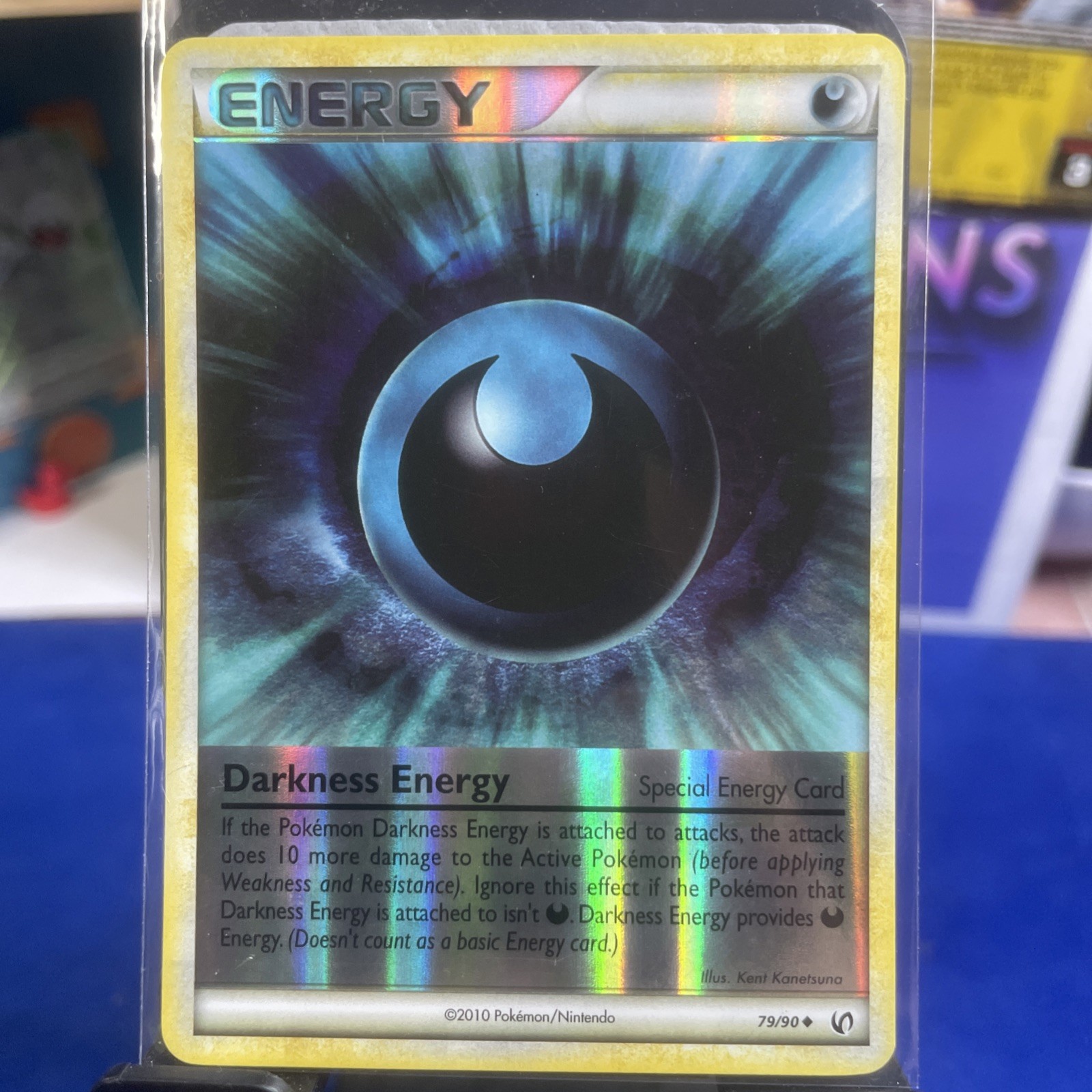 M/NM Pokemon Darkness Energy Reverse Holo Card 79/90 Undaunted