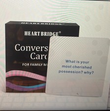 Family conversation starter, fun conversation, family connection card game