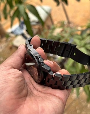 Nixon Men's Ranger 45 All Black Stainless Steel Quartz Watch | eBay