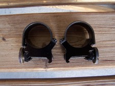 Weaver  1" Medium Large Thumb Screw ~GLOSS~  Rings ~Nice Vintage~