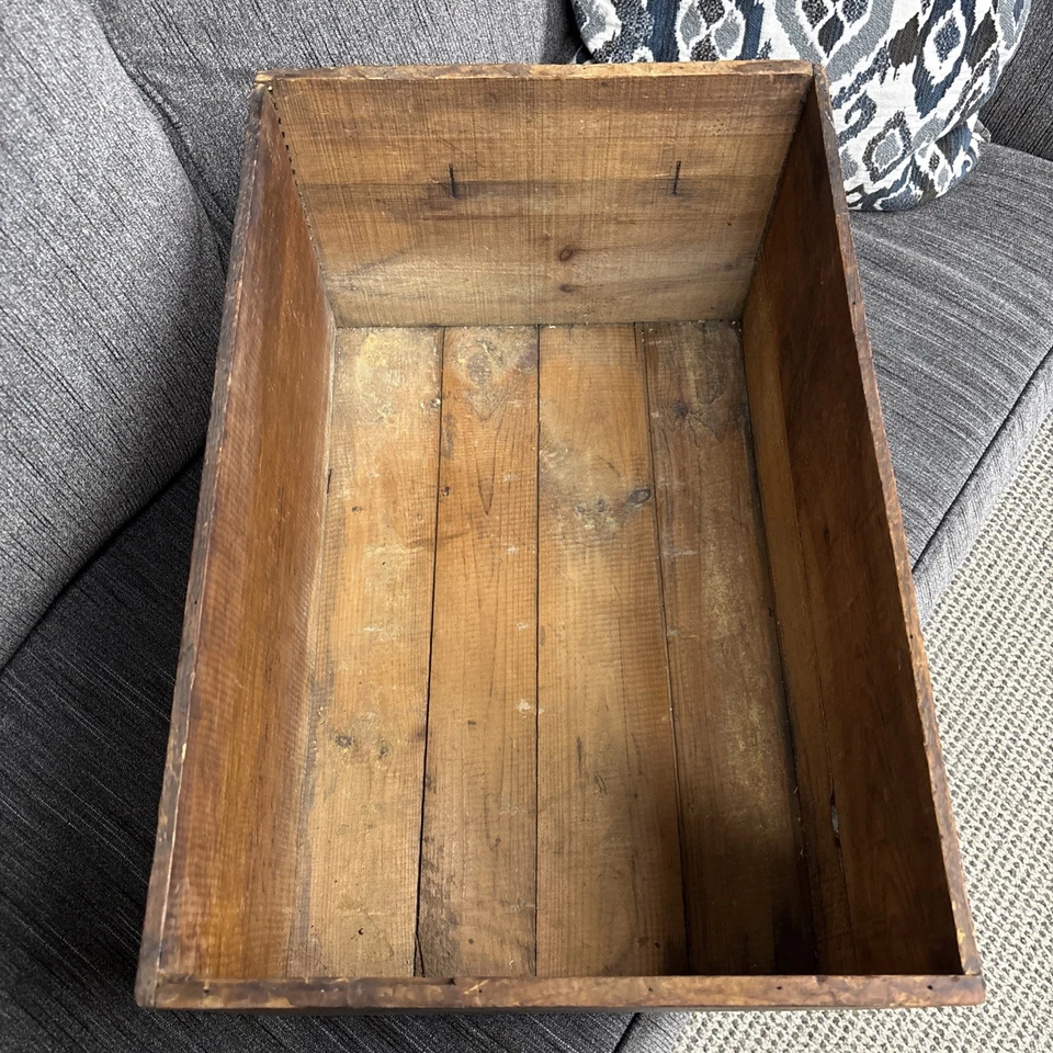 Large Vintage Wooden Crate A & P High Grade Matches The Great Atlantic & Pacific - Image 3 of 4