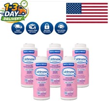 Gentle Cornstarch Body Powder with Zinc Oxide - Soothes Skin, 5 Ounce x 5 Pack