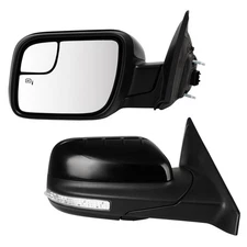 Power Mirror Set For 2011-2015 Ford Explorer Heated Puddle Memory
