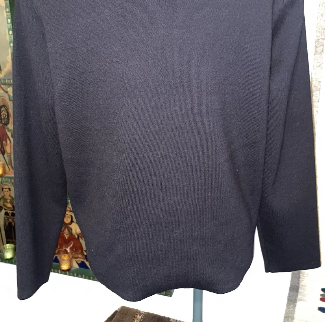 NEW Rag & Bone Hunter Black Cotton Compact Knit Shirt Jacket Sz M NWT $428 - product detail image 11