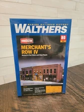 HO Scale Walthers Cornerstone 933-4040 Merchant's Row IV Building Kit