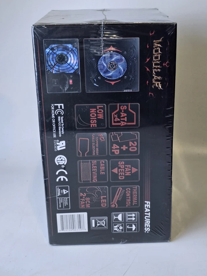 Raidmax Volcano 630W PSU ATX 2.01 Modular PSU - Image 4 of 4