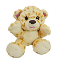 2006 Fisher Price 12" Snugglekins Baby Cheetah Seated Plush Sleepy Eyes