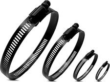 16pcs 4 Sizes Hose Clamp916-4 Inch14-102mm Hose Clamps Stainless Steel Adjus